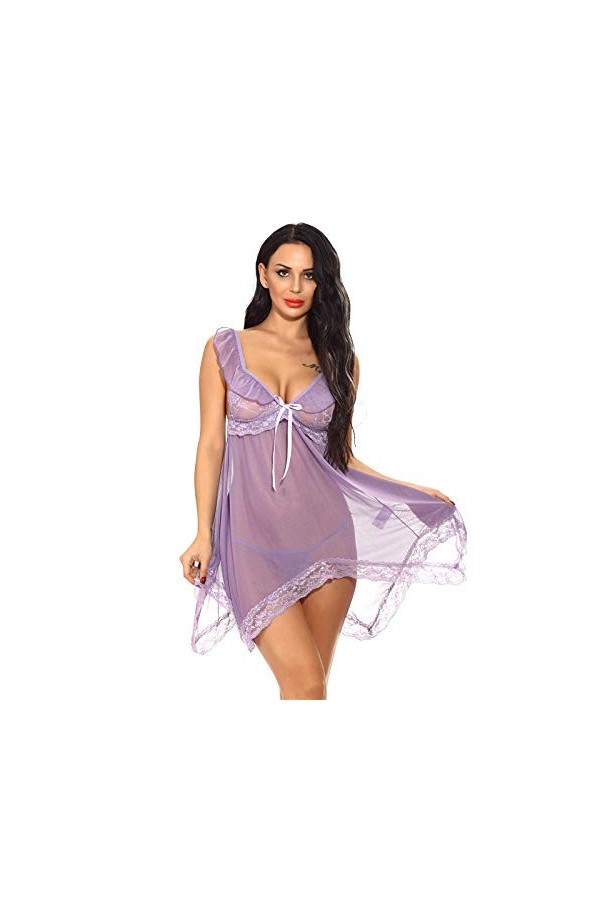 N/X Lingerie Sexy Hot Erotic for Women Underwear Plus Size Lace Nightdress Clothes Femme Sex Porno Babydoll Dress Costume-03_