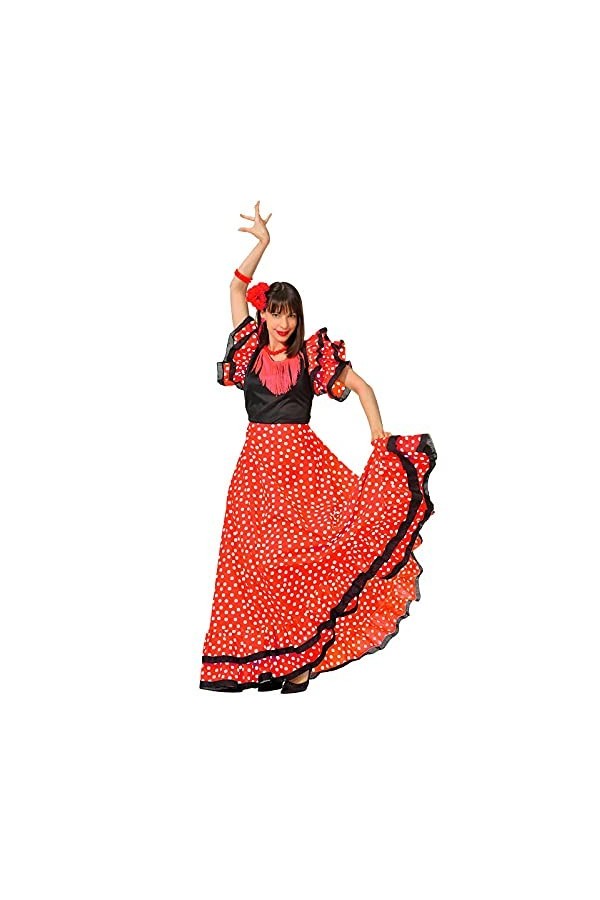 DISBACANAL Robe de sévillane Adulte - X