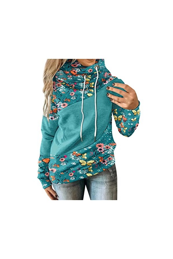 Sweat à capuche pour femme - Sweat à capuche femme - Mince femme - Pull dété - Veste à capuche femme rose - Veste à capuche 