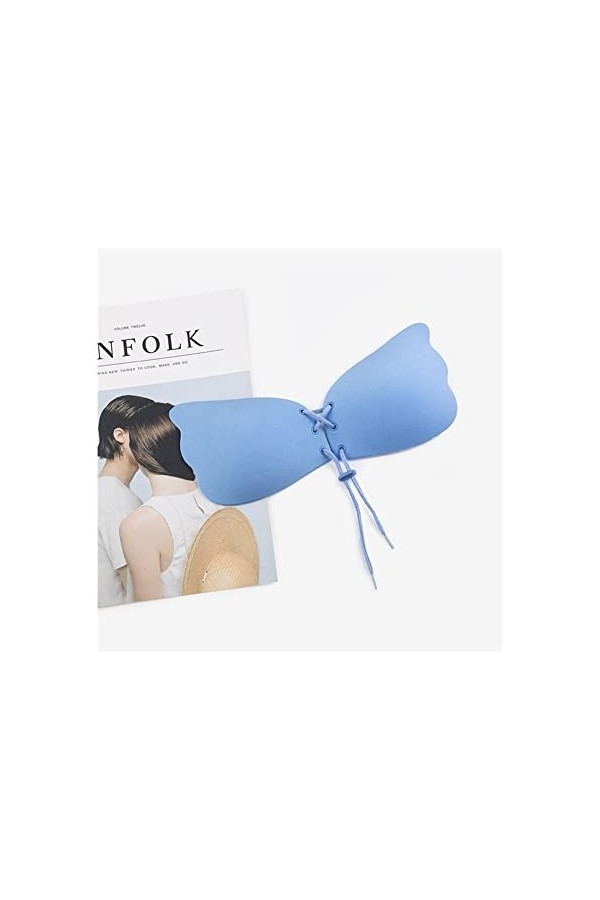 PBLCYUT Stick sans Fil sans Fil de Soutien-Gorge sans Bretelles Push up Push up Women Sexy Lingerie Backless Invisible Silico