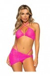 Leg Avenue 81652 02902 Ensemble de Lingerie, Rose Fluorescent, M Femme