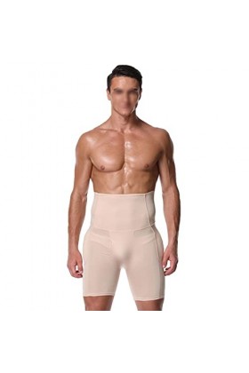 WUJNANG Culotte De Contrôle du Ventre Culotte Haute Taille pour Hommes,B-3XL