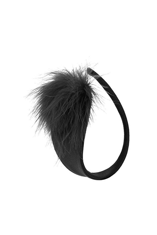 YIJIAN Femmes Lingerie Plumes C-String Invisible Mini Culotte sous-vêtements sous-vêtements Color : Red, Size : One Size 