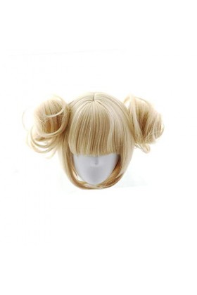 Zhongkaihua Perruque My Hero Academia, Himiko Toga - Cheveux synthétiques résistants à la chaleur - Pour Halloween, fête
