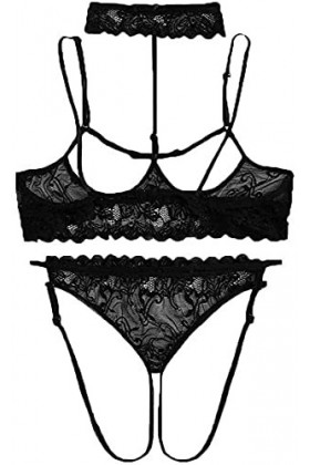 EIERFSKIOT String Femme Sexy Chic Nuisette Femme Sexy Hot Culotte Femme Vêtements érotiques pour Femmes M-5Xl Costumes pour F