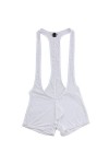 JUN-STORE Senmiao-Vêtements Lingerie Lingerie Mens sous-vêtement Soule Jockstrap Soft Freestyle Softling Singlet Singlet Hom