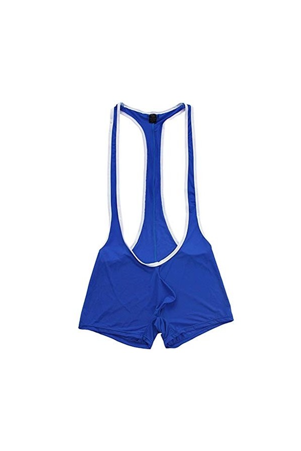 JUN-STORE Senmiao-Vêtements Lingerie Lingerie Mens sous-vêtement Soule Jockstrap Soft Freestyle Softling Singlet Singlet Hom
