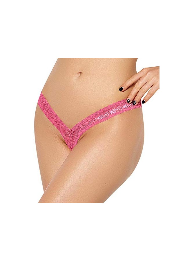 GWSFQ Lingerie Sexy pour Les Femmes Noëlvêtements Femme Dentelle Sexy Tongs Femmes V Culottes Sexy String String Plus La Tail
