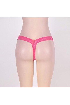 GWSFQ Lingerie Sexy pour Les Femmes Noëlvêtements Femme Dentelle Sexy Tongs Femmes V Culottes Sexy String String Plus La Tail