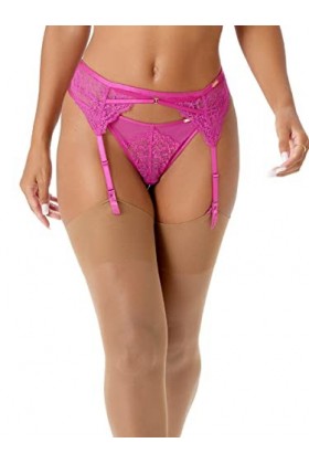 Gossard Porte-Jarretelles Suspense Bretelles, Fuchsia, L Femme