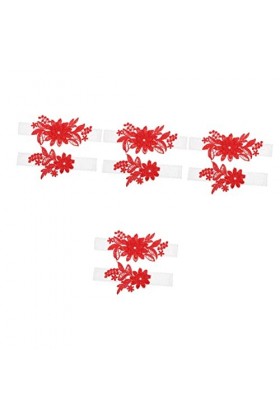 Abaodam 4 Ensembles Anneau De Jambe Jarretière De Jambe De Mariage Jarretière De Mariée Jarretière De Mariage Jarretières De 