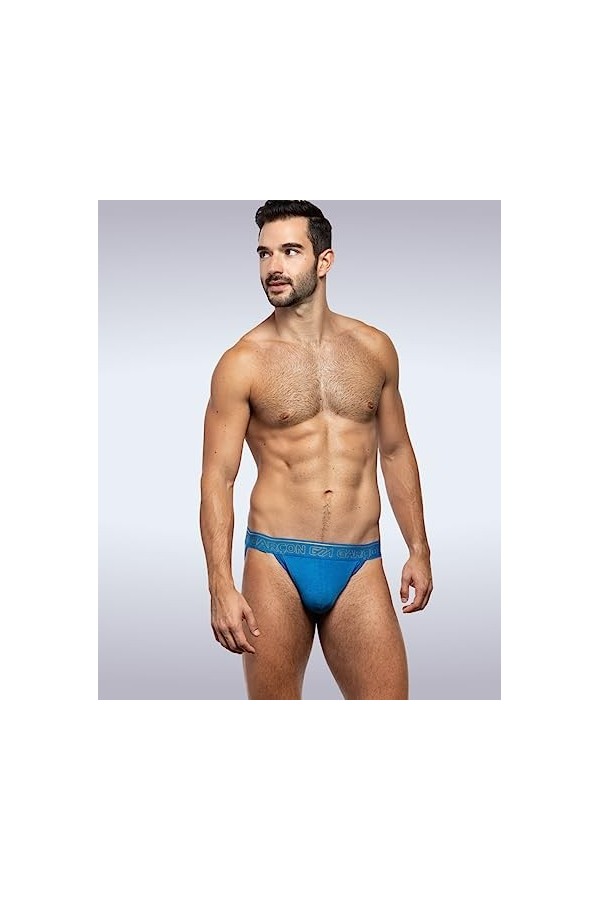 Garçon - sous-vêtement Hommes - Jockstrap Homme - Bamboo Jockstrap Blue - Bleu - 1 x Taille S