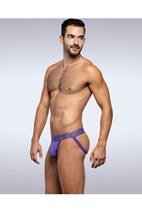 Garçon - sous-vêtement Hommes - Jockstrap Homme - Bamboo Jockstrap Purple - Violet - 1 x Taille S