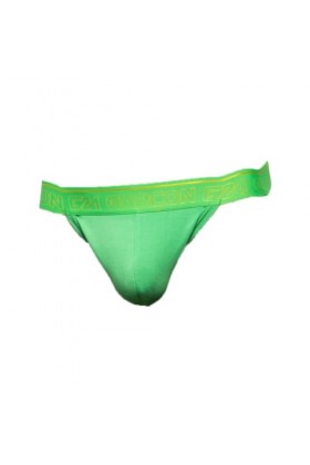 Garçon - sous-vêtement Hommes - Jockstrap Homme - Bamboo Jockstrap Green - Vert - 1 x Taille XL