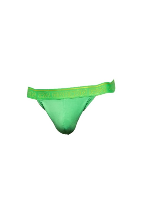 Garçon - sous-vêtement Hommes - Jockstrap Homme - Bamboo Jockstrap Green - Vert - 1 x Taille XL