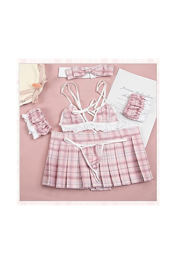 Cosplay Mini Sexy Schoolgirl Lingerie Kawaii Cosplay érotique Slutty Jupe Slutty Anime Lolita Rôle Costume pour Filles Sexy e