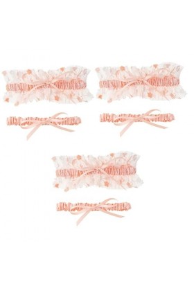 SOIMISS 6 Pièces Porte-Jarretelles De Mariée pour Robe De Mariée Accessoires De Robe De Mariée Ceinture De Perles Ceinture De