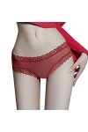 Dasongff Culotte Dentelle Sexy pour Femme Un Peu Transparente Sexy Douce Respirante G-String Belle Fesses sous-Vêtements sans