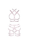 Femmes gothique Body bretelles soutien - gorge mode cage soutien - gorge escamoté bas garter set PUNK RAVE Dance suit La cou