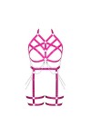 JMMHSS Punk bandoulière soutien - gorge femmes Body bandoulière ceinture ensemble style gothique souple élastique taille régl