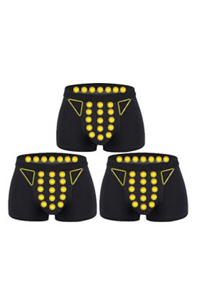 AAREHA Shaping Body Magnetic Therapy Shorts Health Care Boxer Briefs Enlargement Underwear with U Convex Pouch Color : Style