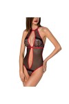 Passion Body Sexy Et Séduisant Satara Body, Noir,S-M