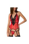 Passion Corset Sexy Et Séduisant Peonia Corset, Rouge,S-M