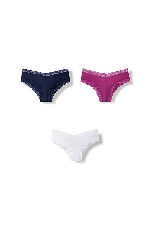 Culottes et Slips Slip Femme Comfort Knickers 3 pièces slips for femme sans couture Sexy sous-vêtements femmes Lingerie femme