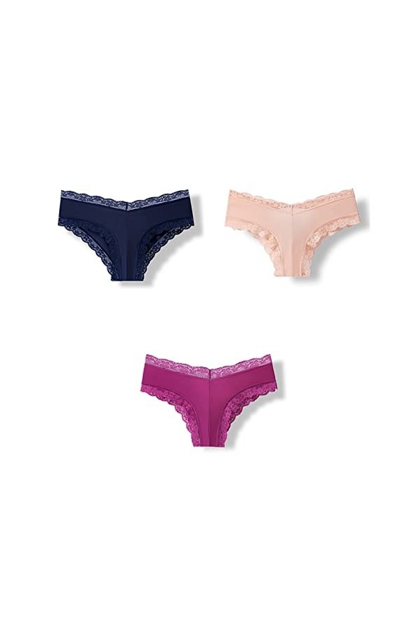 Culottes et Slips Slip Femme Comfort Knickers 3 pièces slips for femme sans couture Sexy sous-vêtements femmes Lingerie femme