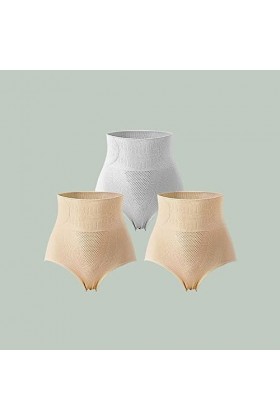 AKSPET Femme Slips Fallweet 3 pièces/lot!Femme Body Shaper Minceur Coton Culotte Sexy Doux Culotte Taille Haute Mémoires Gran