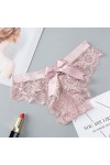 MULANY Femme Slips Femmes Lingerie G String Lace Underwear Femme Sexy T-Back Thong Transparent Girls Firls sous-Pantes Sexy F