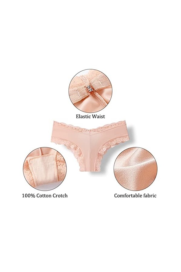 Culottes et Slips Slip Femme Comfort Knickers 3 pièces slips for femme sans couture Sexy sous-vêtements femmes Lingerie femme