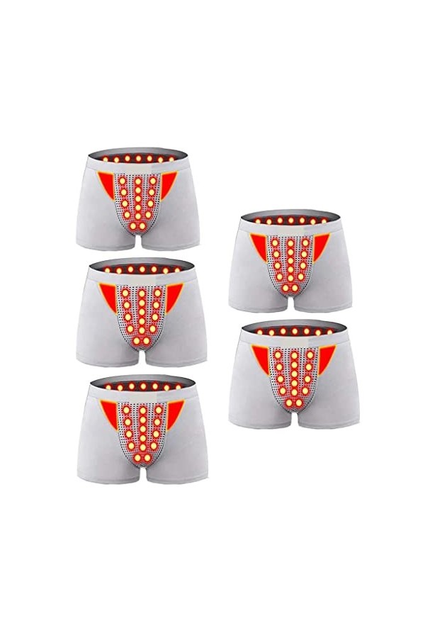 XSION 3/5 Paquets Slip Énergétique De Magnétothérapie Sous-vêtements Pour Hommes Soins De Santé Short De Confort Slip À Poche