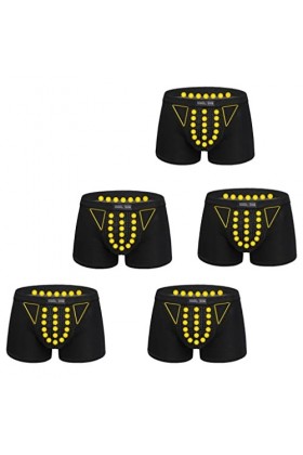 XSION Sous-vêtements Energy pour Hommes Caleçon Physiologique Soins de Santé Short de Magnétothérapie Culottes Souples Respir