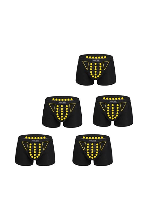 XSION Sous-vêtements Energy pour Hommes Caleçon Physiologique Soins de Santé Short de Magnétothérapie Culottes Souples Respir