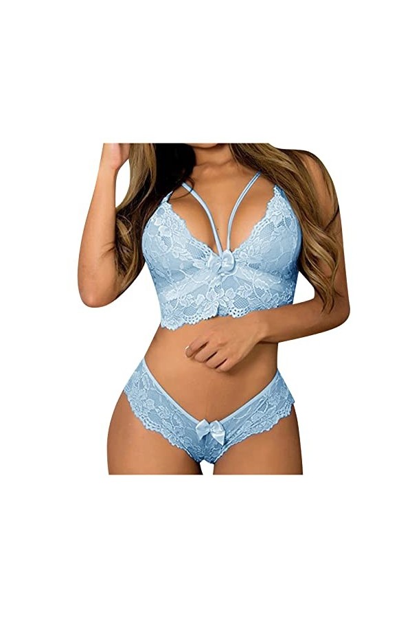 UIVHLW Lingerie De Nuit sous-Vêtements en Dentelle pour Femmes De Grande Taille Voir À Travers Les&nbsp;&nbsp;&nbsp;Costumes