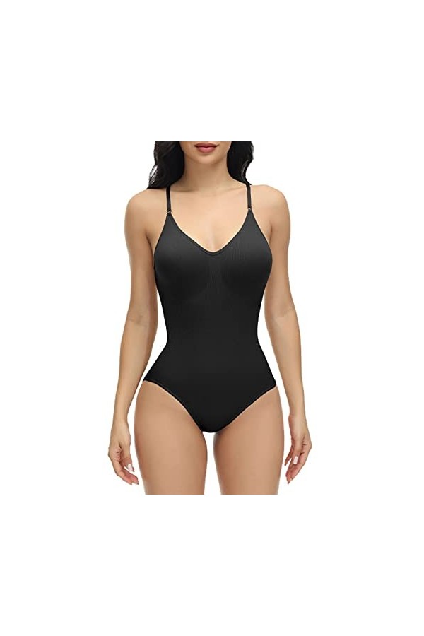 ZTIANEF Érotisme Sexe Et Sensualité Body Sexy Contrôle du Ventre Shapewear String Sculptant sans Couture Lingerie Dos Nu sous