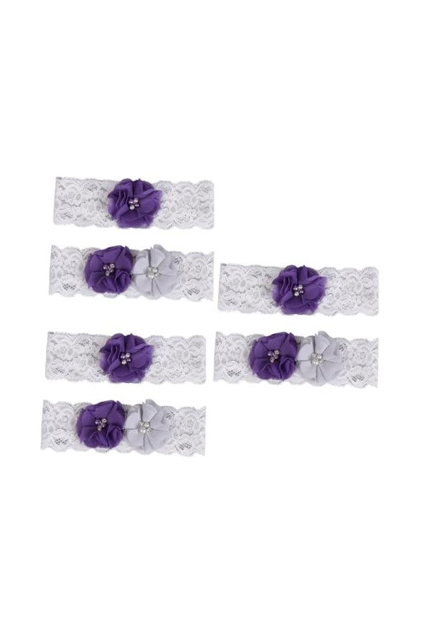 Abaodam 3 Pièces Porte-Jarretelles Jarretière De Mariée La Mariée Ceinture Élégant