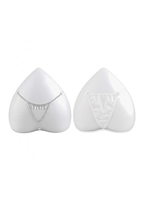 G-String personnalisé Sexy String Culotte personnalisé Strass breloque Lettres chaîne de Taille pour Les Femmes effronté Stri