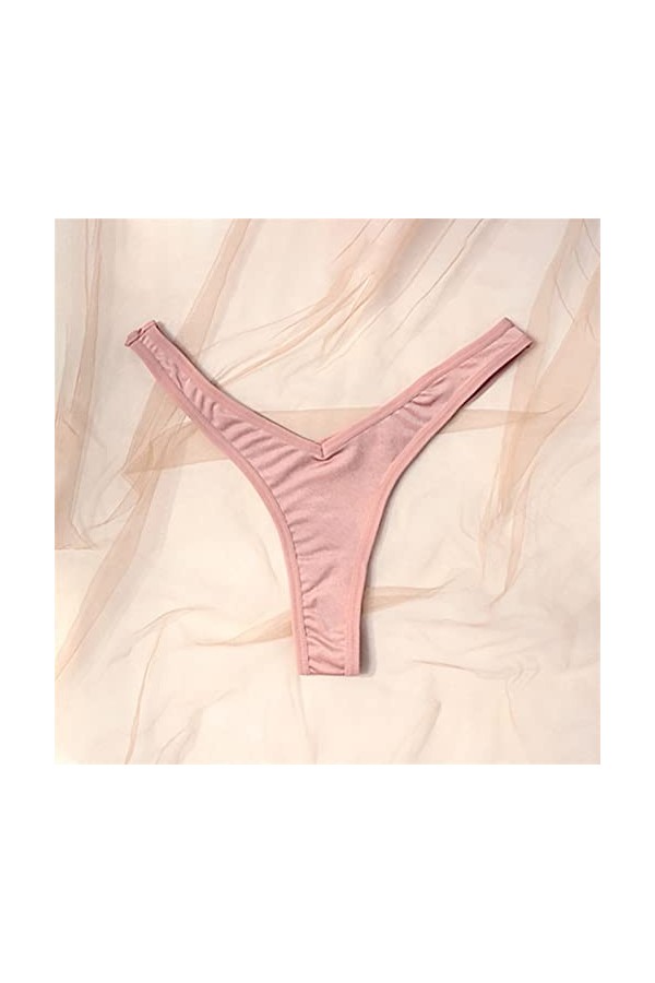 Culottes et Slips Slip Femme Comfort Knickers 3 pièces femmes Transparent G-string européen et américain maille tongs Sexy ta