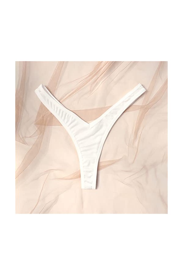 Culottes et Slips Slip Femme Comfort Knickers 3 pièces femmes Transparent G-string européen et américain maille tongs Sexy ta