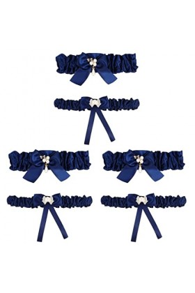 ifundom 6 Pièces Anneau De Jambe Jarretelles Mariage De Niveleuses Jarretière En Dentelle De Mariage Mariée Jambe Jarretière 