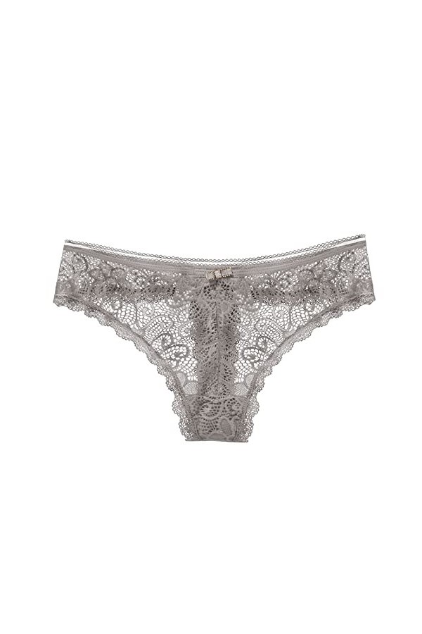 Dasongff Culotte Sexy Transparente Femme Slips Dentelle Taille Basse String Sexy Chic Ficelle Tangas Sexy sans Couture pour F