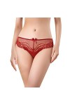 Dasongff Culotte Sexy Transparente Femme Slips Dentelle Taille Basse String Sexy Chic Ficelle Tangas Sexy sans Couture pour F