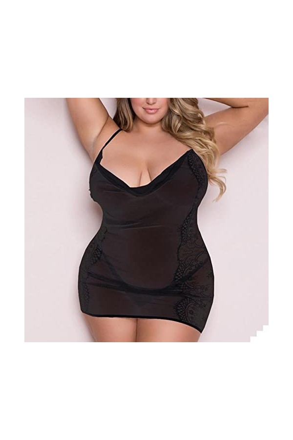 NA ZCLS Femmes Sexy Lingerie Chaude Érotique Vêtements Porno Dentelle Fleur Vêtements De Nuit sous-Vêtements De Nuit Robe De 