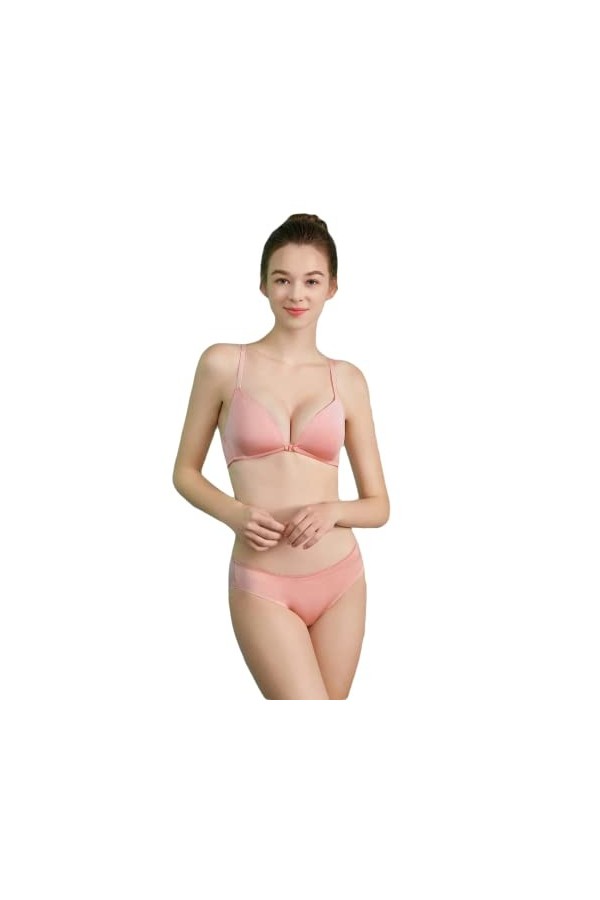 UIVHLW Nuisette Nuisette À Travers La Dentelle Maille Lingerie Avant Bouton Bref Ensembles sous-Vêtements pour Femmes