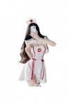 SNOMYRS Sexy Infirmière Lingerie Cosplay Tenues pour Femmes Jeu de Rôle Infirmière Costume Uniforme Tenue Babydoll Halloween 