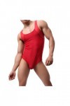 BLEXX Treillis extensible for hommes une pièce one morceau gain deserness Body Sport Wrestling Singlet Sintille Sous-vêtement
