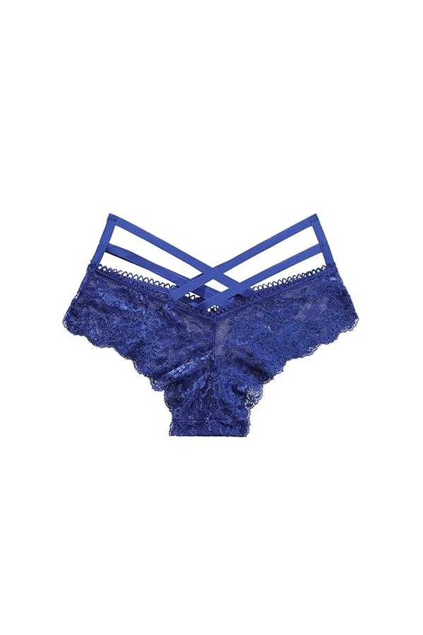 PIANAI Culottes pour Femmes Sexy Creux Jacquard Grande Taille Slips/Culottes Creuses Sexy à Bretelles croisées pour Femmes P