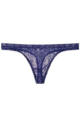 OATTIS 3 Pièces Hommes Dentelle Transparent String Mince Sexy sous-vêtements Sexy Tentation T Pantalon Maille Respirant Jeune